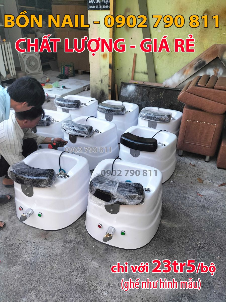 những mẫu bồn ngâm chân làm nail 
