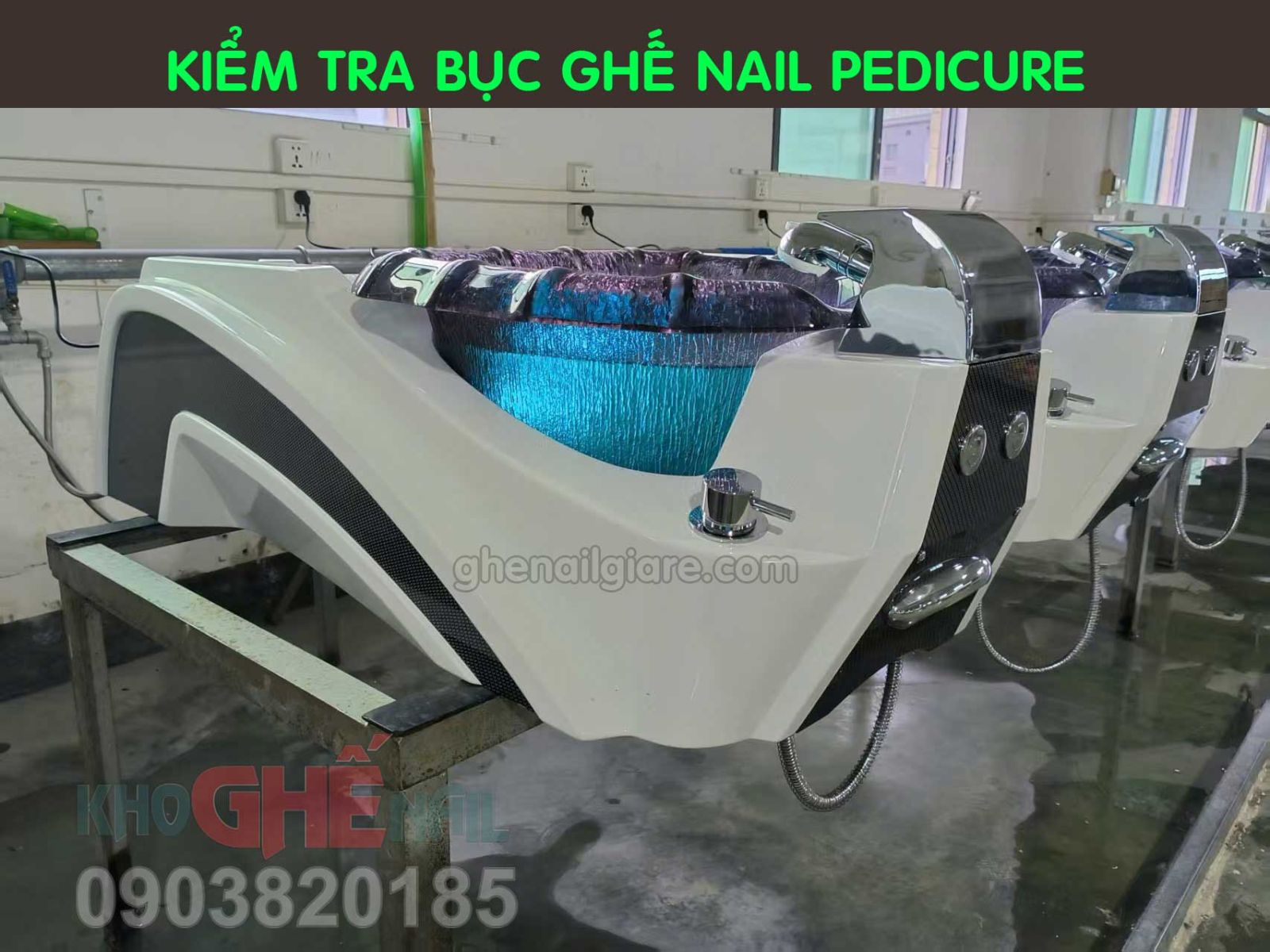 Bục Ghế Làm Nail cao cấp 