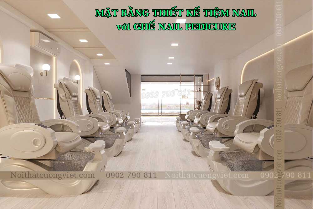 thiết kế tiệm nail ở bình dương