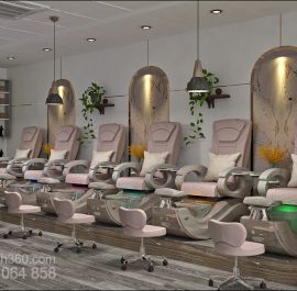 TRANG TRÍ THIẾT KẾ TIỆM NAIL